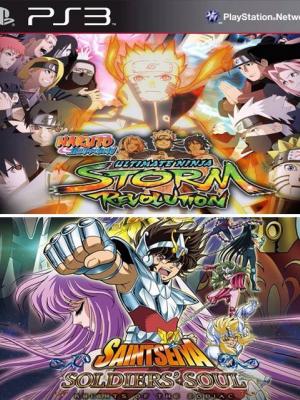 2 juegos en 1 NARUTO SHIPPUDEN: Ultimate Ninja STORM Revolution mas Saint Seiya Soldiers' Soul